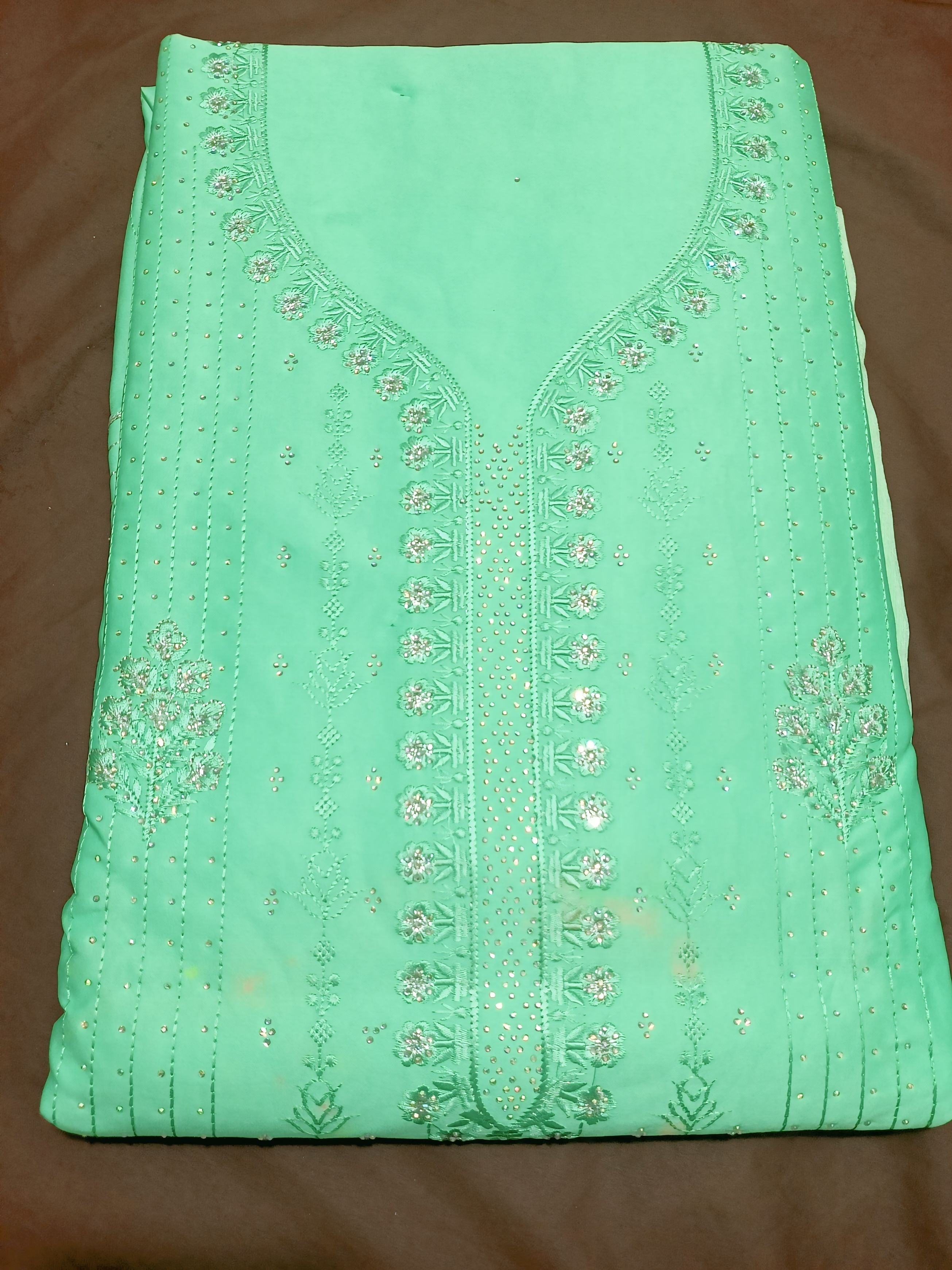 Greece Cotton Salwar Suit and Dupatta set Unstitched