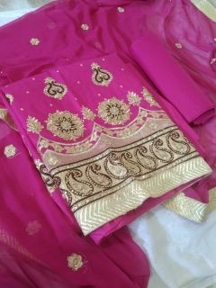 Dress materials and dupatta set