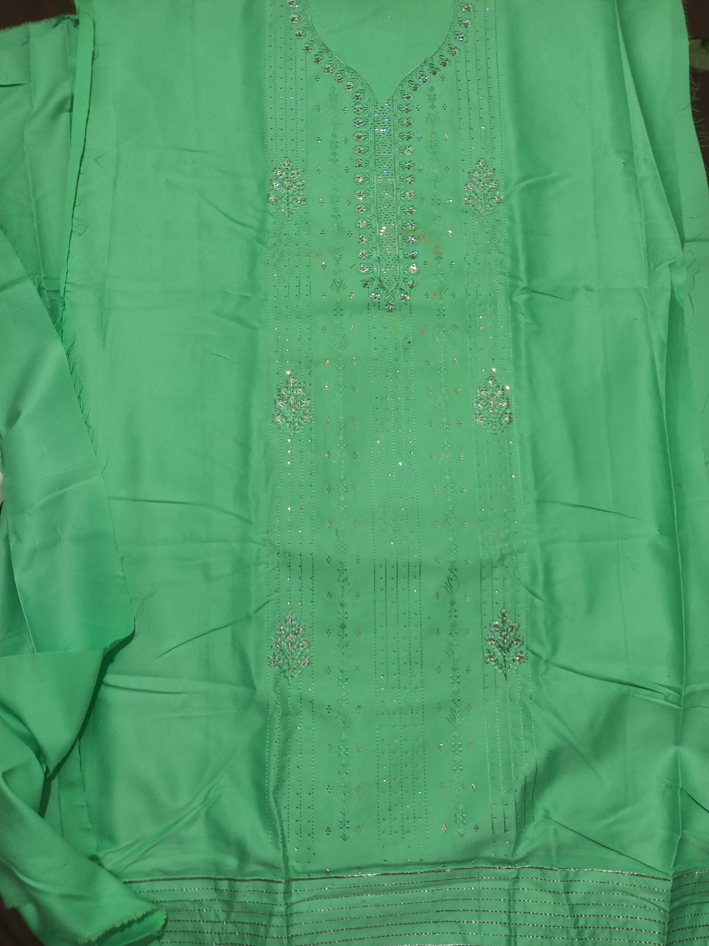 Greece Cotton Salwar Suit and Dupatta set Unstitched
