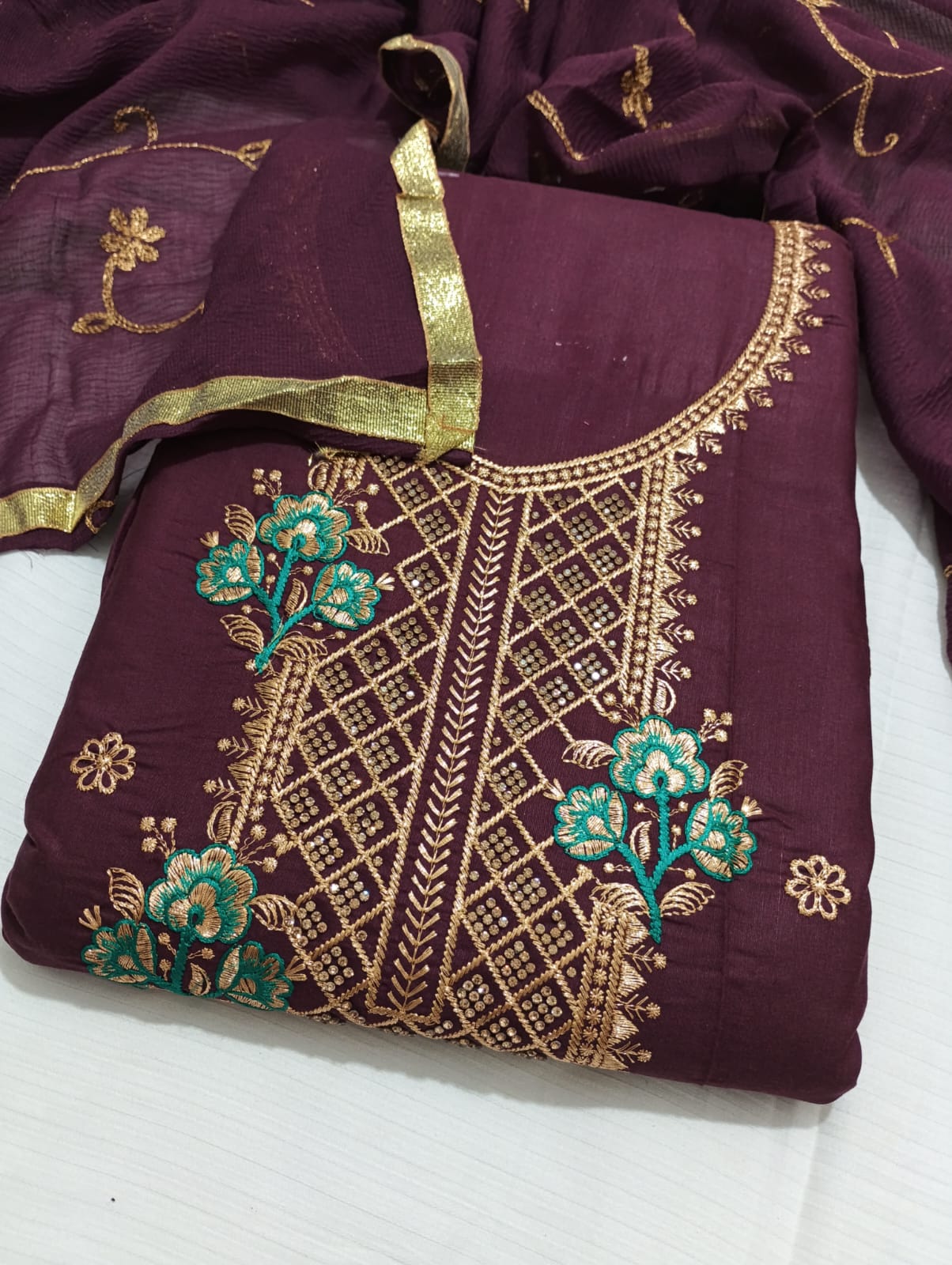 Salwar Suit and Dupatta set Unstitched