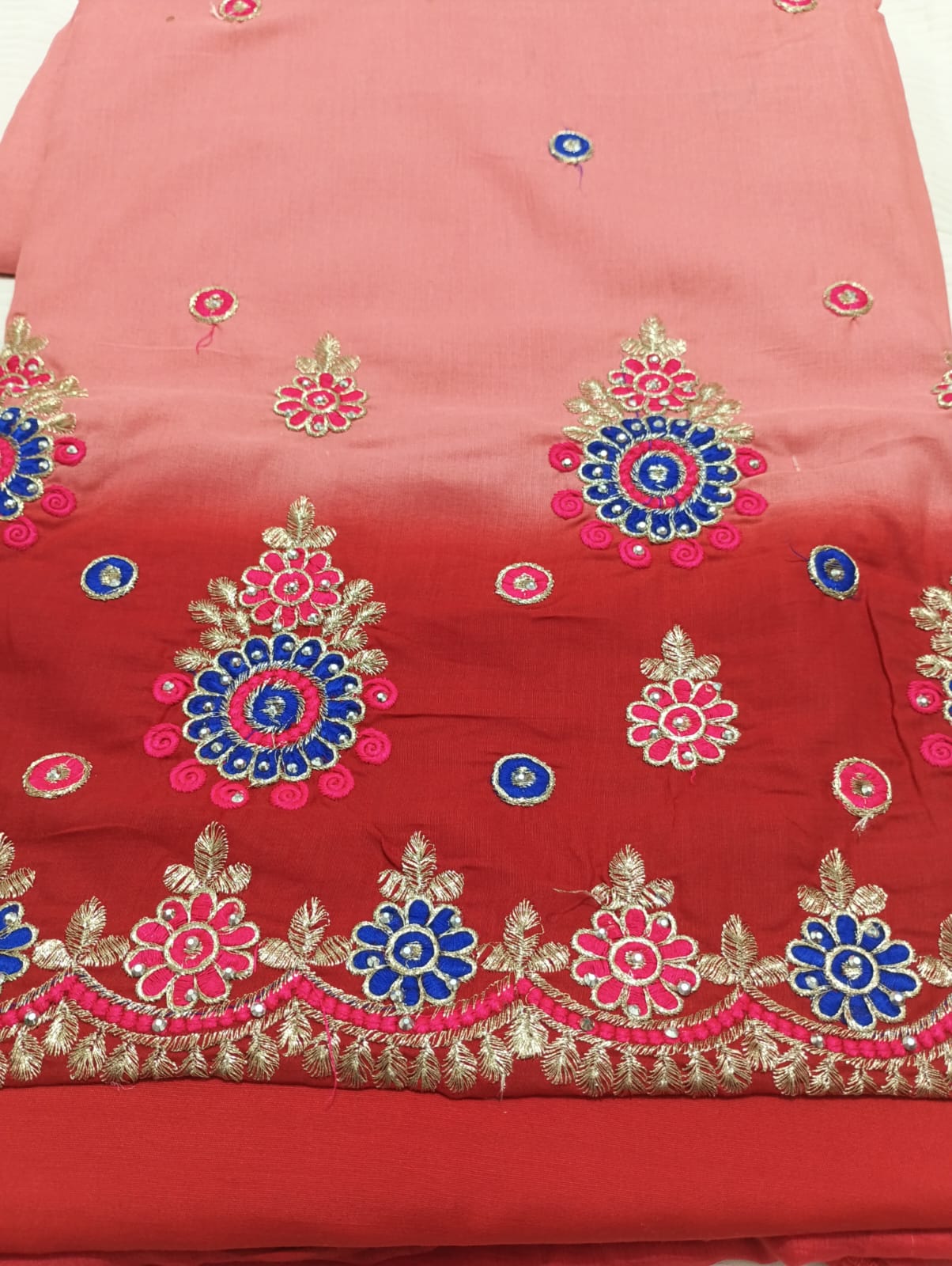 Cotton Dress Materials Unstitched