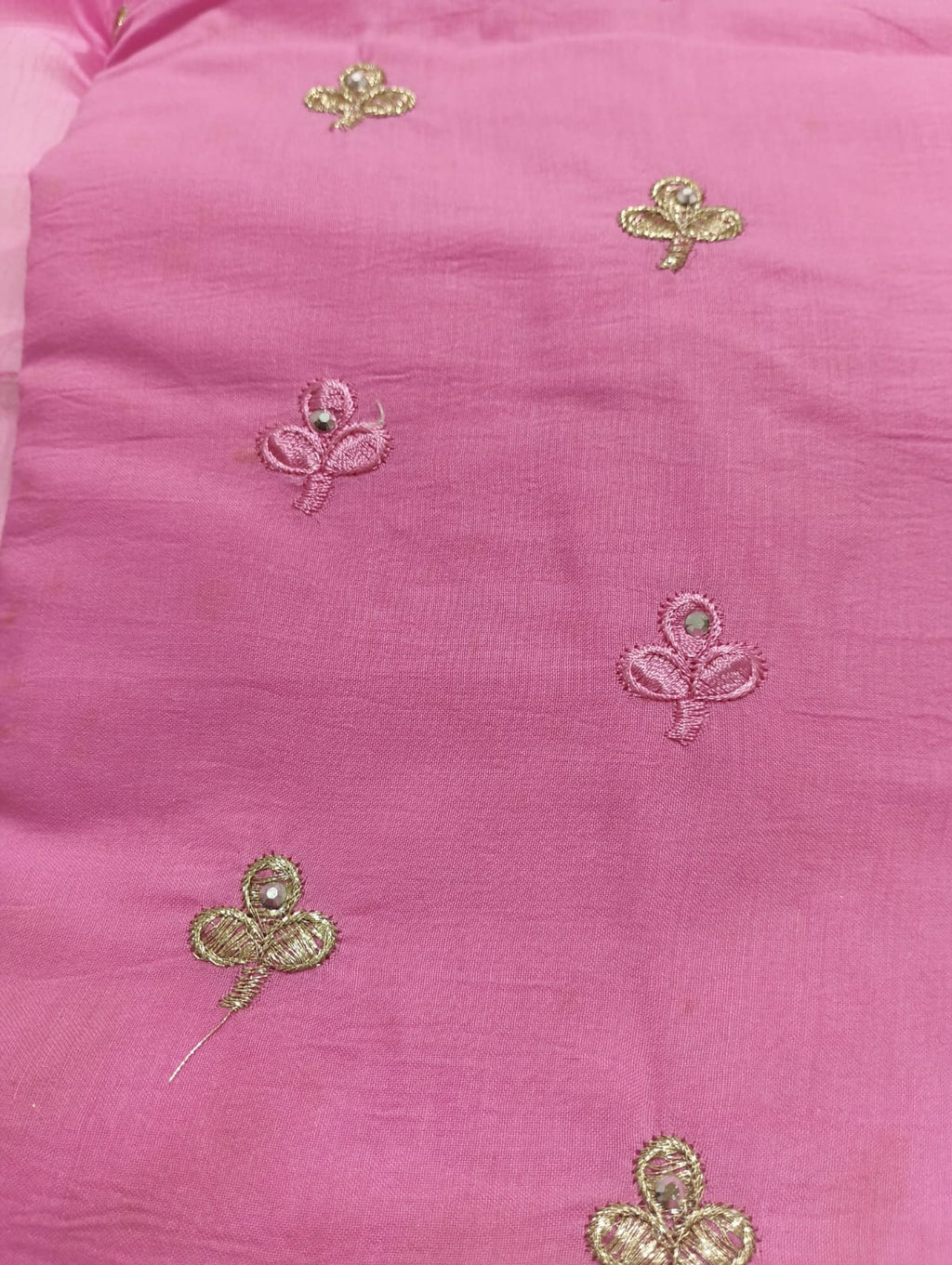 Embroidered Salwar Suit and Dupatta set Unstitched