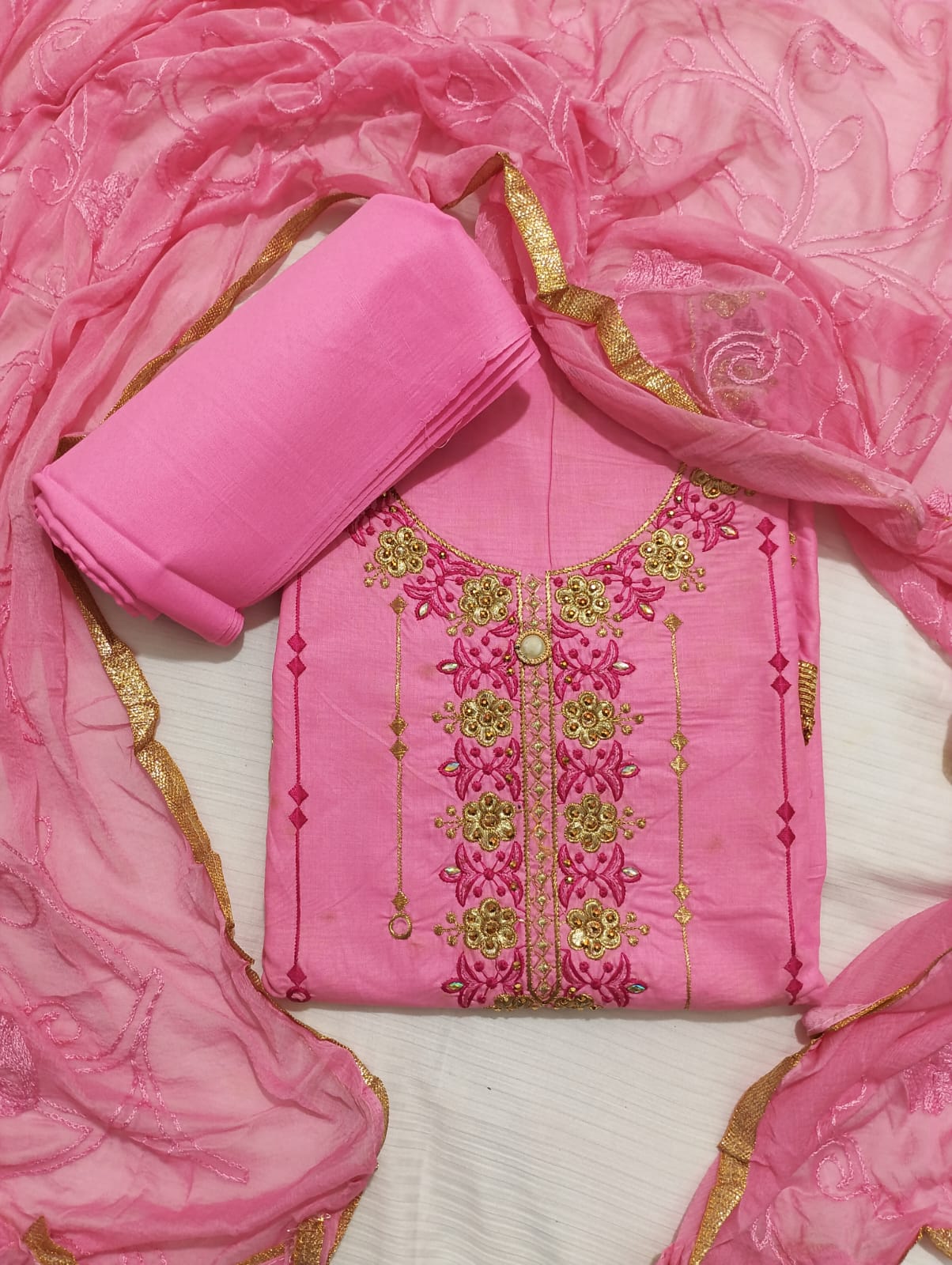 Beautiful Salwar Suit and Dupatta set Unstitched