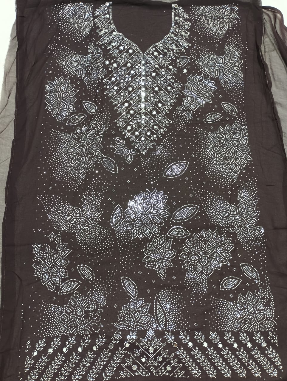 Greece Cotton Salwar Suit and Dupatta set Unstitched