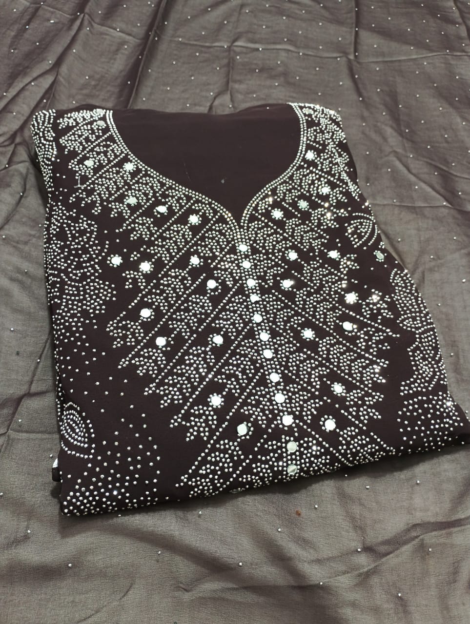 Greece Cotton Salwar Suit and Dupatta set Unstitched