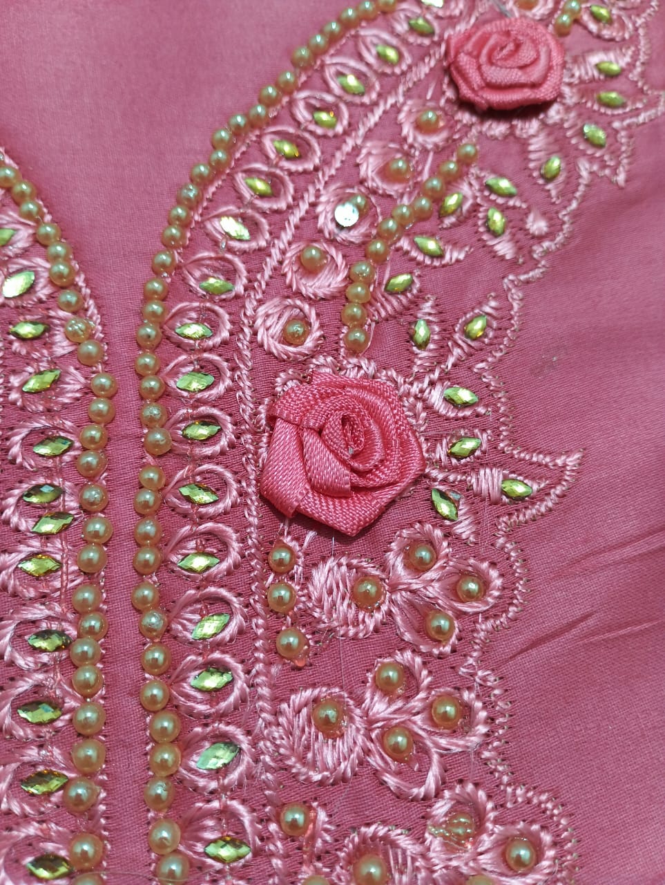 Greece Cotton Salwar Suit and Dupatta set Unstitched