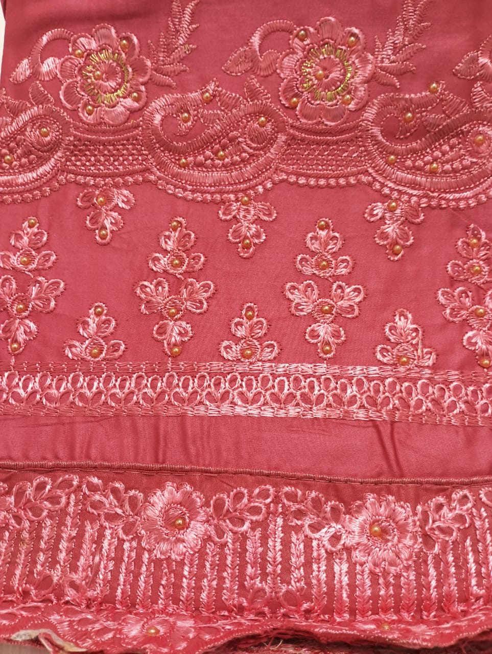 Greece Cotton Salwar Suit and Dupatta set Unstitched