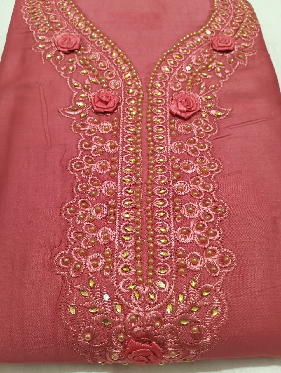 Greece Cotton Salwar Suit and Dupatta set Unstitched