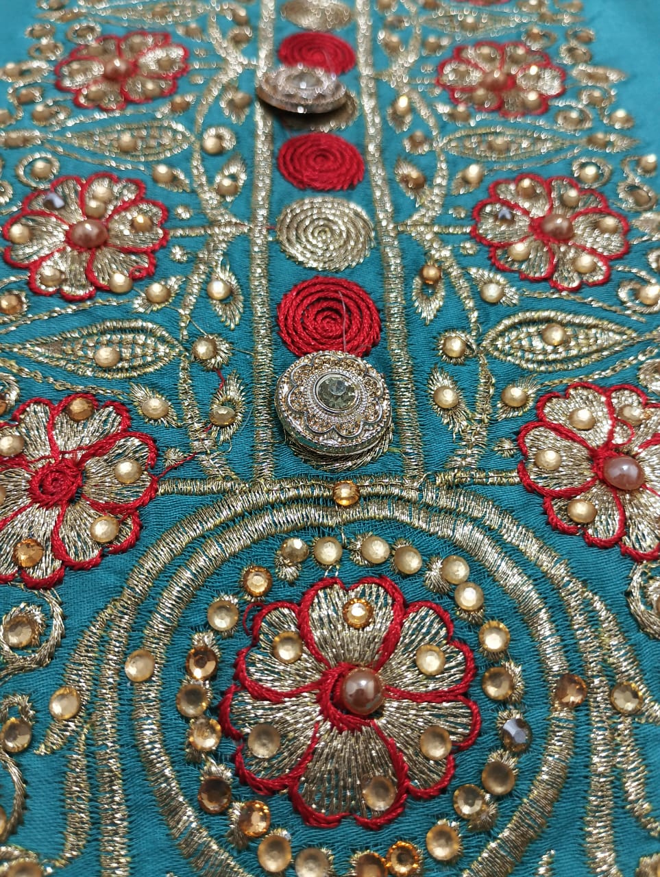 Greece Cotton Salwar Suit and Dupatta set Unstitched