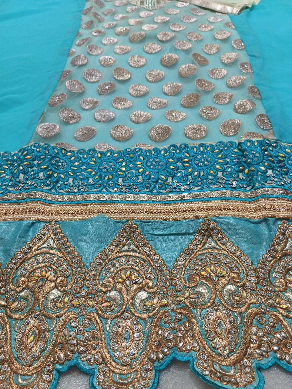 Greece Cotton Salwar Suit and Dupatta set Unstitched (Copy) (Copy) (Copy)