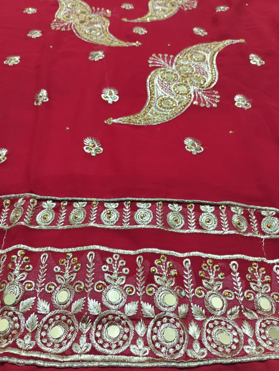 Greece Cotton Salwar Suit and Dupatta set Unstitched