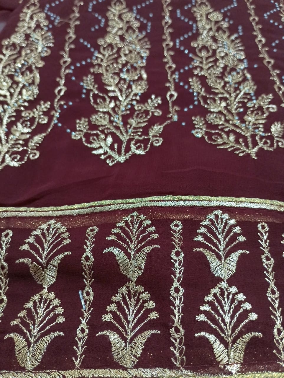 Greece Cotton Salwar Suit and Dupatta set Unstitched